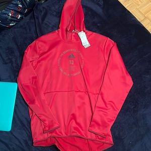 Red Adidas Hoodie size XL